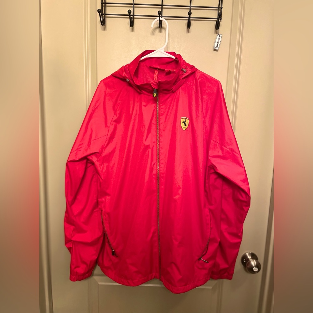Officially Licensed Ferrari Windbreaker.